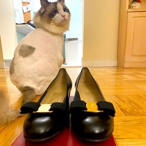 Salvatore Ferragamo - Vara Bow Pump - Black size 8